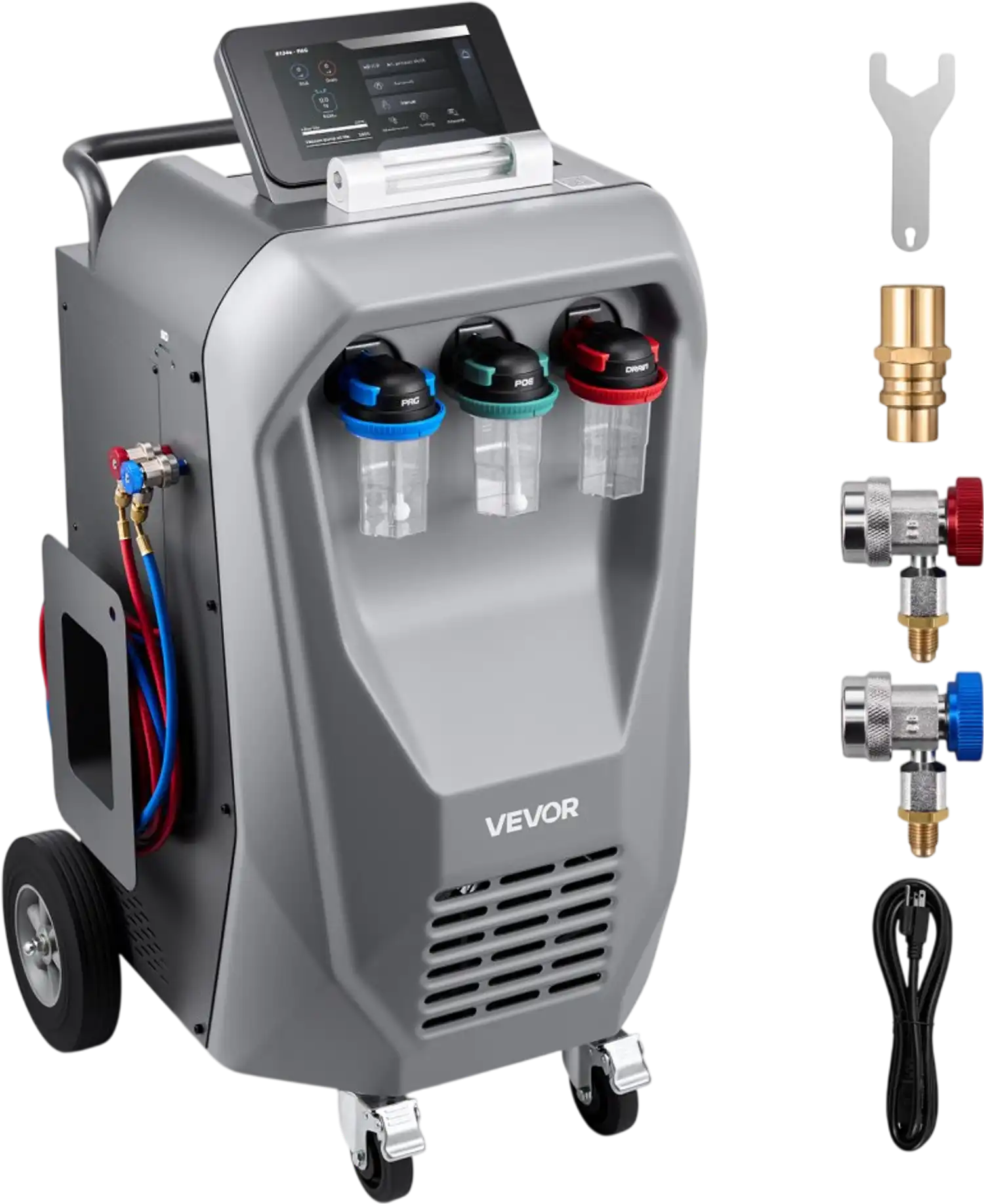 Vevor Refrigerant Recovery Machine Fully Automatic R134a Automotive A/C Service Unit New