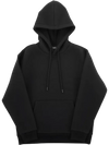VEVOR Men Pullover Hoodie, Large Size, Fleece Long Sleeve Comfy Casual Basic Pullover Hooded Sweatshirt, Warm & Skin-friendly, Practical & Trendy, Black Hoodie with Large Pocket for Fall & Winter