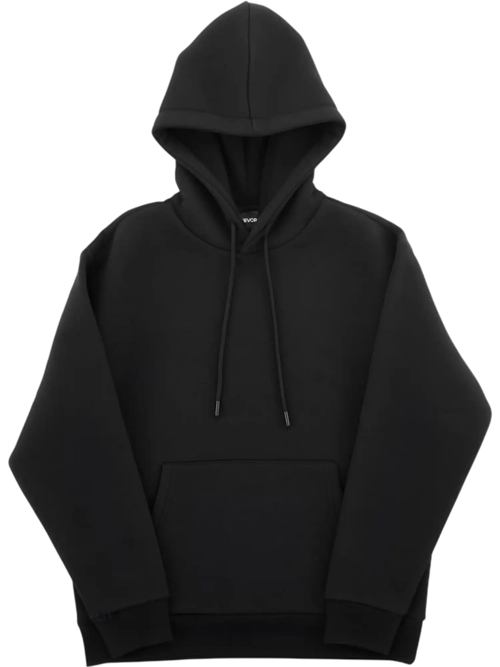 VEVOR Men Pullover Hoodie, Medium Size, Fleece Long Sleeve Comfy Casual Basic Pullover Hooded Sweatshirt, Warm & Skin-friendly, Practical & Trendy, Black Hoodie with Large Pocket for Fall & Winter
