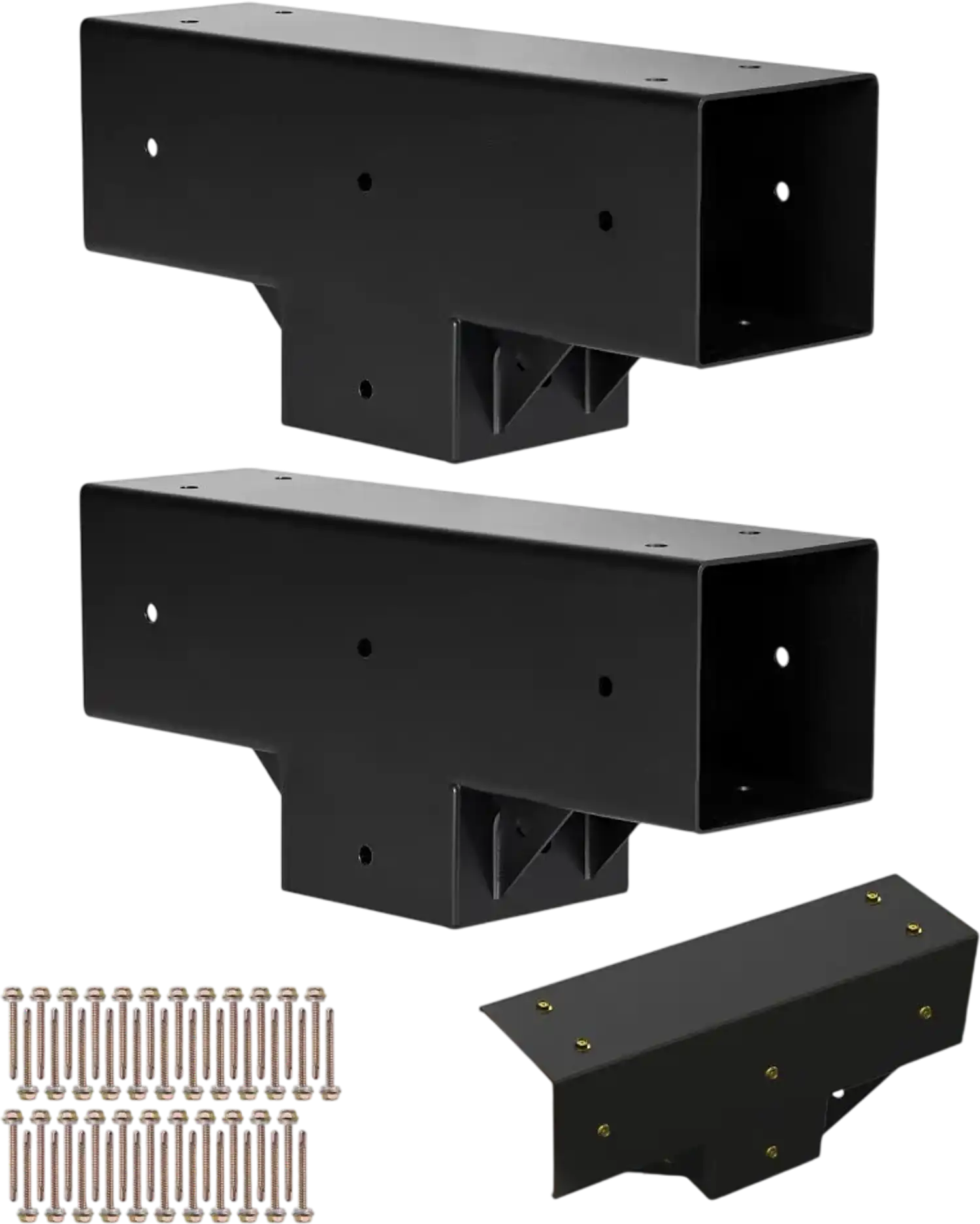 Vevor Pergola Bracket Kit 2-Pack 4x4 3-Way T-Shaped New
