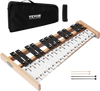 VEVOR Glockenspiel Xylophone, 27 Notes, Professional Xylophone Percussion Instrument, with Metal Keys, Includes 4 Mallets, Carrying Bag, Beginner Musical Instrument for Adults and Kids Music Teaching