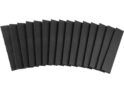 Vevor Garage Floor Edging Male Transition Edge Kit 15-Pc Black New