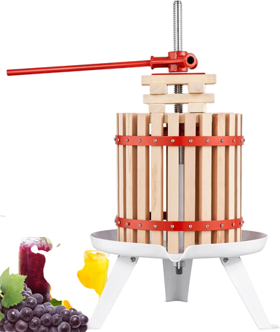 Vevor Fruit Wine Press 2.98 gal/11.3L Manual Juice Maker New
