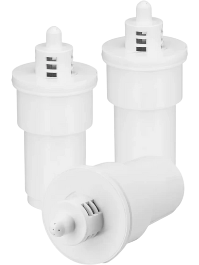 VEVOR Pitcher Water Filter Replacements, 3-pack 5-stage Water Filter for Pitchers and Dispensers, No BPA, Last 3 Months or 40 Gallons, Reduce Limescale, Lead, Chlorine, for Water Filter Pitcher 6216