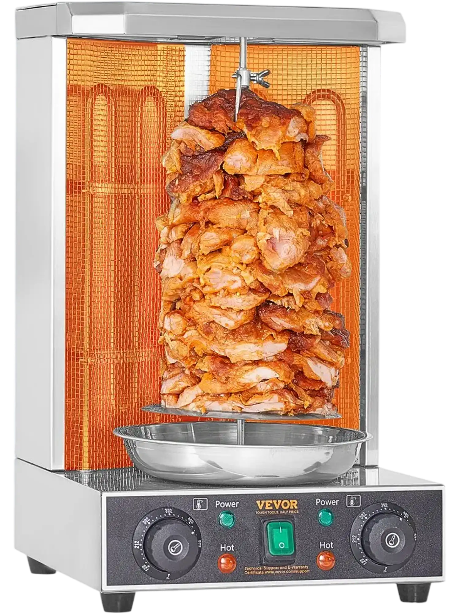 Vevor Shawarma Grill Machine 13 lbs Electric Vertical Broiler New