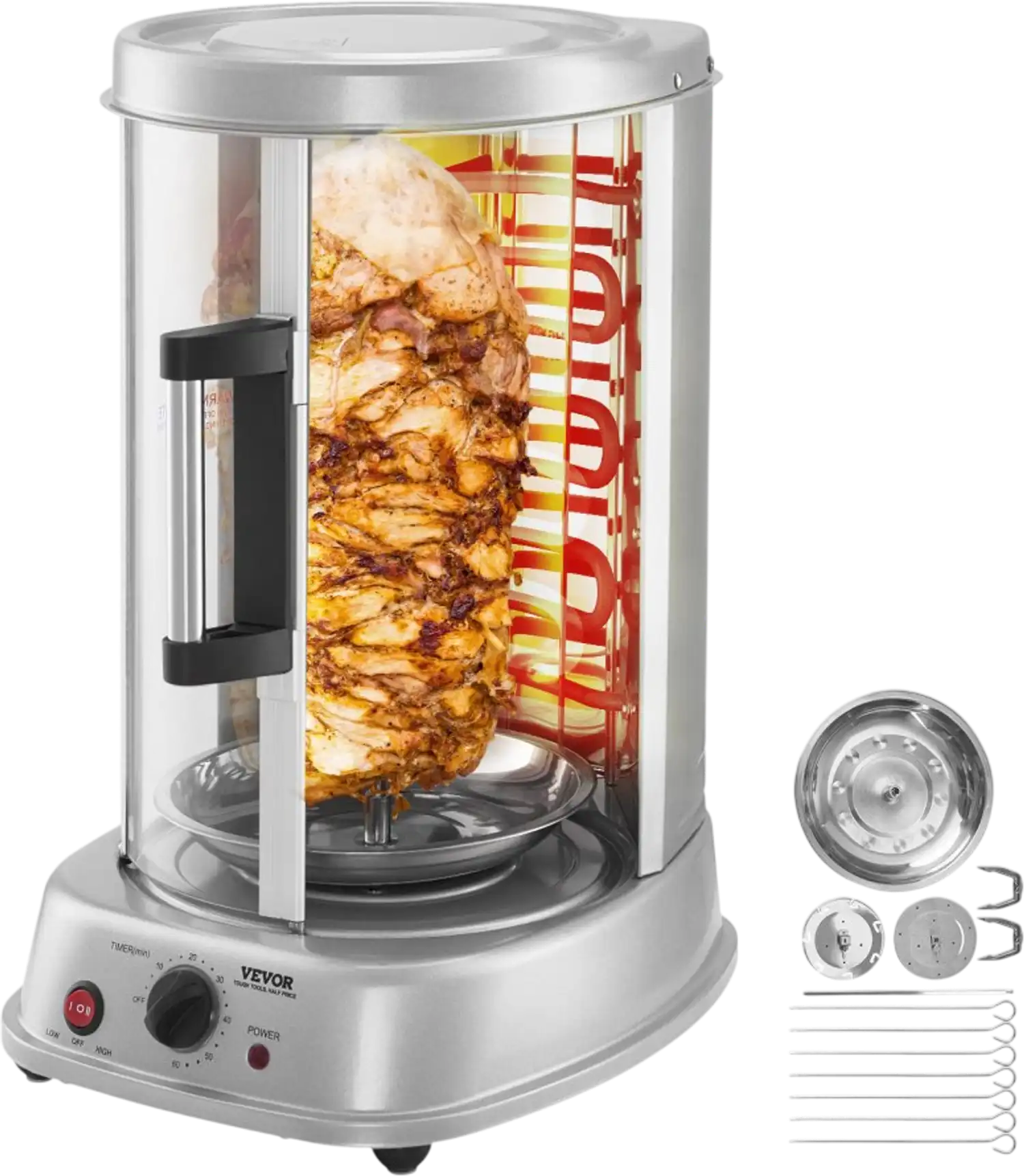 Vevor Vertical Rotisserie Shawarma Grill Machine New