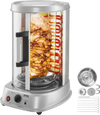VEVOR Shawarma Grill Machine, Vertical Chicken Shawarma Cooker Machine Countertop, Electric Stainless Steel Broiler Gyro Rotisserie Oven Doner Kebab Machine, for Home Restaurant Kitchen Parties
