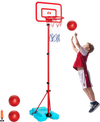 VEVOR Kids Basketball Hoop, Height Adjustable, Portable Basketball Court with Fillable Base, Indoor and Outdoor Backyard Sport Game, Toddler Basketball Toys for Kids 3-8 Years Old, Boys and Girls