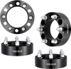 VEVOR Wheel Spacers, 2" 6"x5.5" Wheel Adapters, 6 Lug Forged Spacer, 108 mm Bore Hubcentric M14 x1.5 Studs Spacers, Fit for 1988-2023 Chevrolet, GMC, and Cadillac, 4 PCS Black