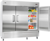 VEVOR Commercial Reach-In Refrigerator 85" W, 69 Cu.Ft Stainless Steel Upright Refrigerator with Three Doors, Auto-Defrost, 12 Adjustable Shelves, 32 to 50℉ Temp Control, ETL Certified
