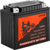 VEVOR Motorcycle Battery, 12 Volt 7Ah, LiFePO4 Lithium Pre-Charged Powersports Battery, Maintenance Free & High Performance, Compatible with ATV, Motorcycle, Jet Skis, Scooter, UTV, and More