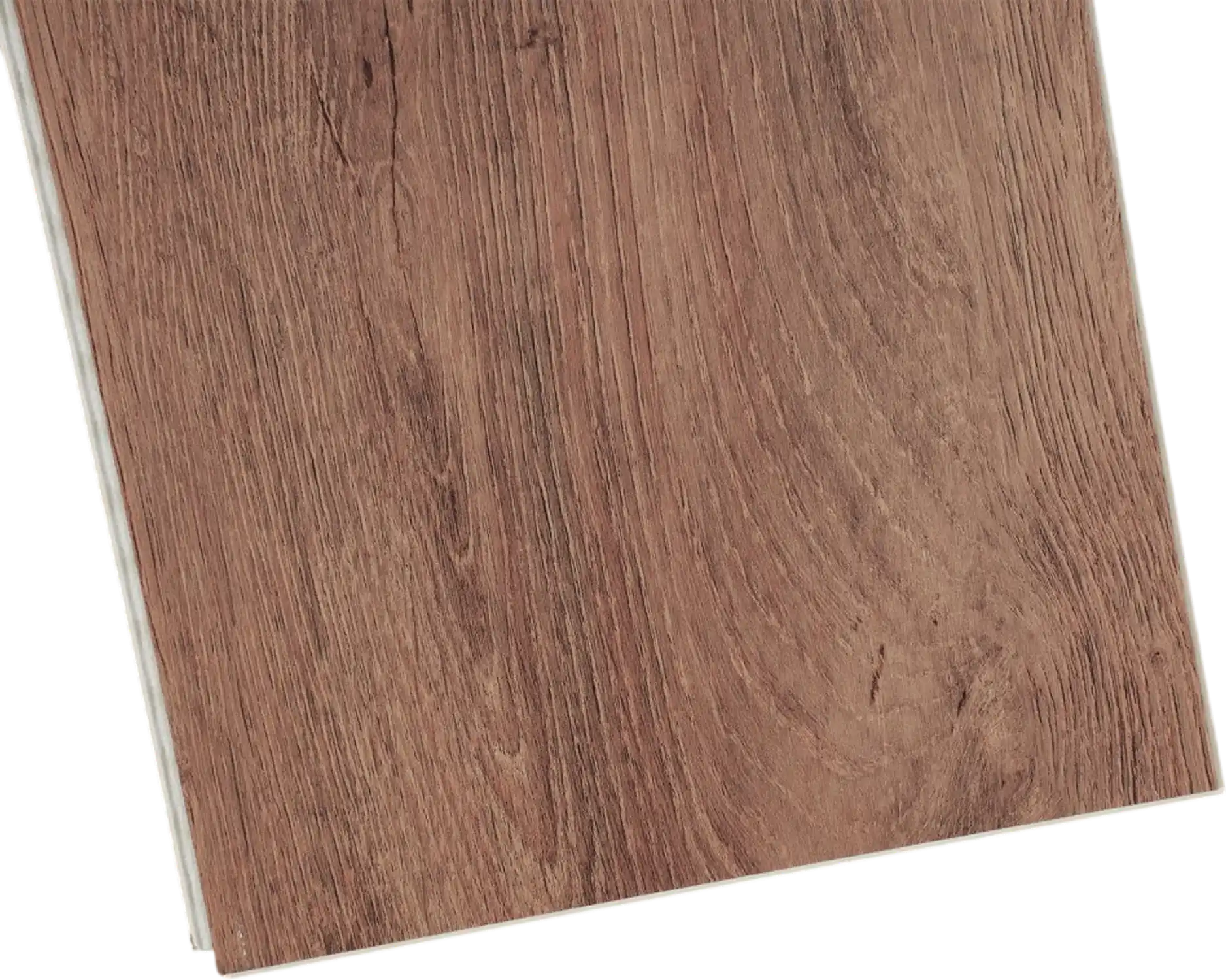 Vevor Vinyl Floor Tiles Deep Brown Wood Grain Interlocking 48