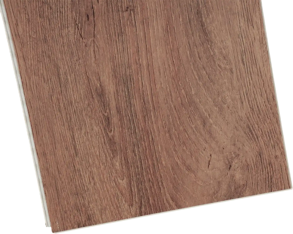VEVOR Interlocking Vinyl Floor Tiles 48 x 7.3 inch, 10 Tiles 5.5mm Thick Snap Together, Deep Brown Wood Grain DIY Flooring for Kitchen, Dining Room, Bedrooms & Bathrooms, Easy for Home Decor