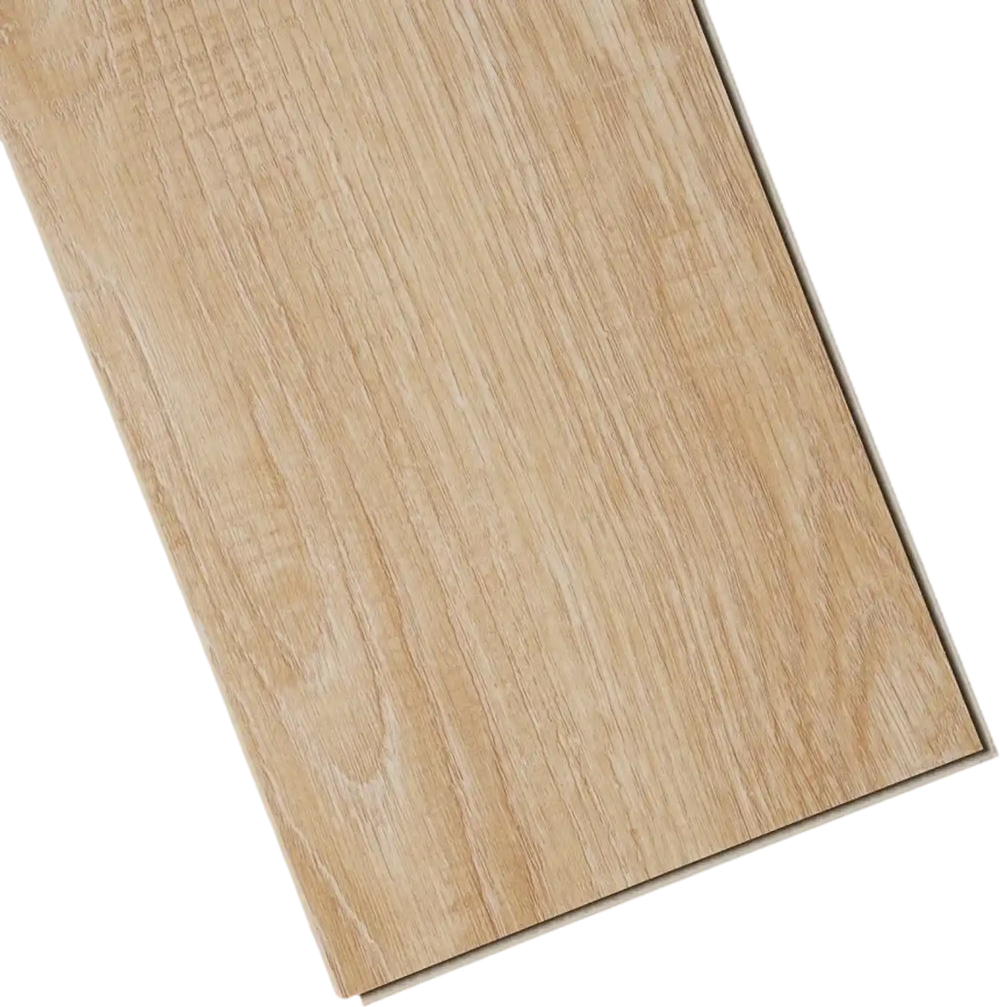 VEVOR Interlocking Vinyl Floor Tiles 48 x 7.3 inch, 10 Tiles 5.5mm Thick Snap Together, Natural Wood Grain DIY Flooring for Kitchen, Dining Room, Bedrooms & Bathrooms, Easy for Home Decor