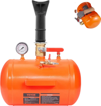 VEVOR Tire Bead Blaster, 5 Gallon/19L Capacity, Includes Pressure Gauge & Handle, 145 PSI Max Inflation Tank, Operates Between 85-116 PSI for Cars, Trucks, and ATVs