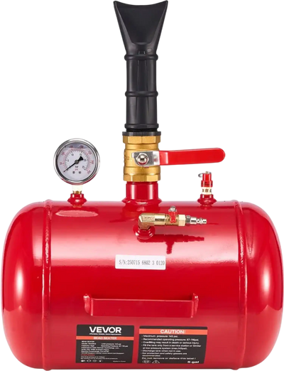Vevor Tire Bead Seater 5 Gal Heavy-Duty Air Tire Bead Blaster Tool Red New