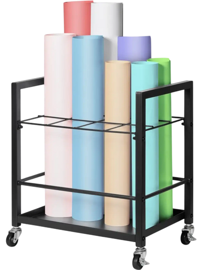 Vevor Blueprint Storage Rack 12-Slot Mobile Roll File Holder New