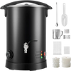 VEVOR Wax Melter for Candle Making, 10.6 Qts, Fast and Even Heating, with Easy Pour Spout and Temperature Control, Hourglass Base for Non-Stick Smooth Flow, Wax Melting Pot for Making Candles Soaps