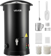 VEVOR Wax Melter for Candle Making, 15.9 Qts, Fast and Even Heating, with Easy Pour Spout and Temperature Control, Hourglass Base for Non-Stick Smooth Flow, Wax Melting Pot for Making Candles Soaps