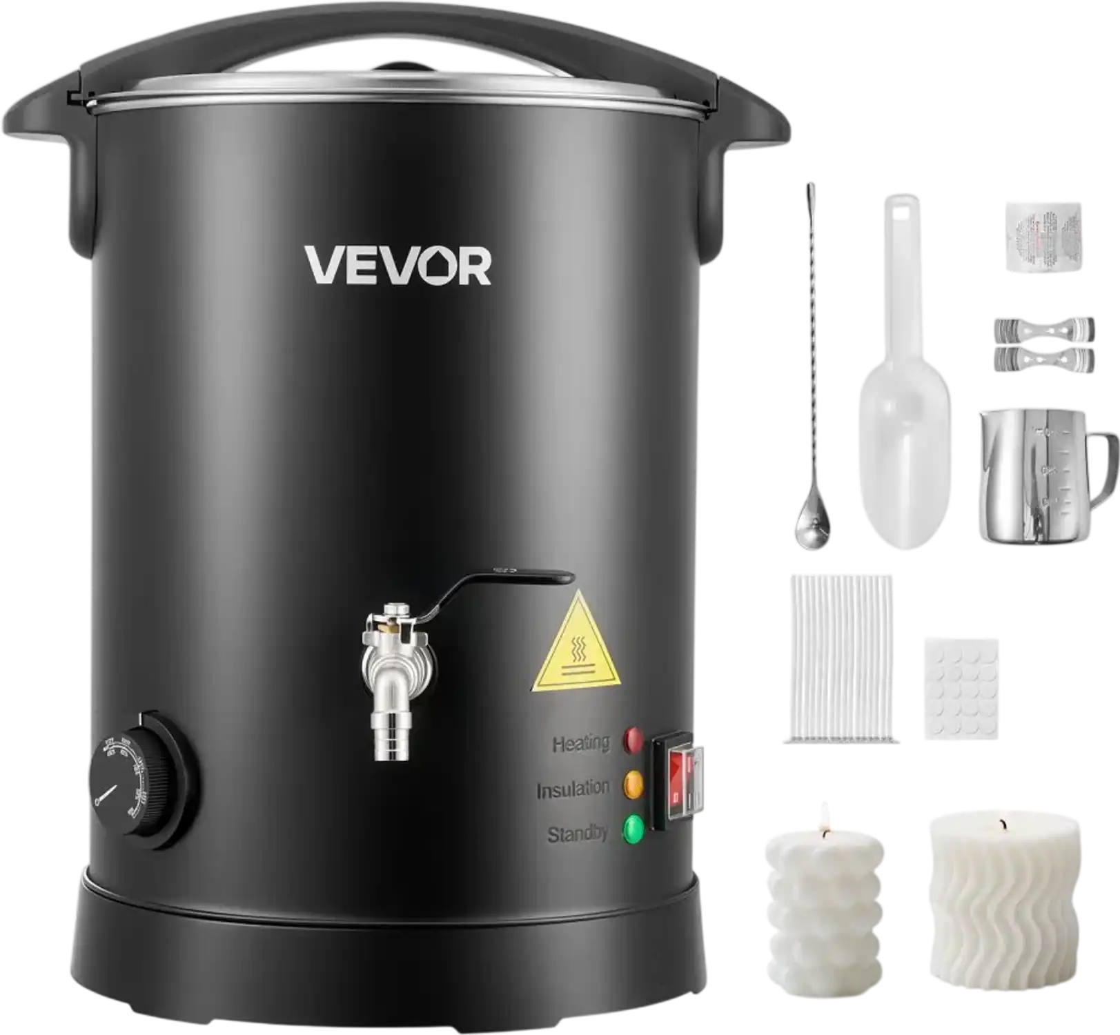 Vevor Wax Melter 8.5 Qt Candle Making Pot with Temperature Control New