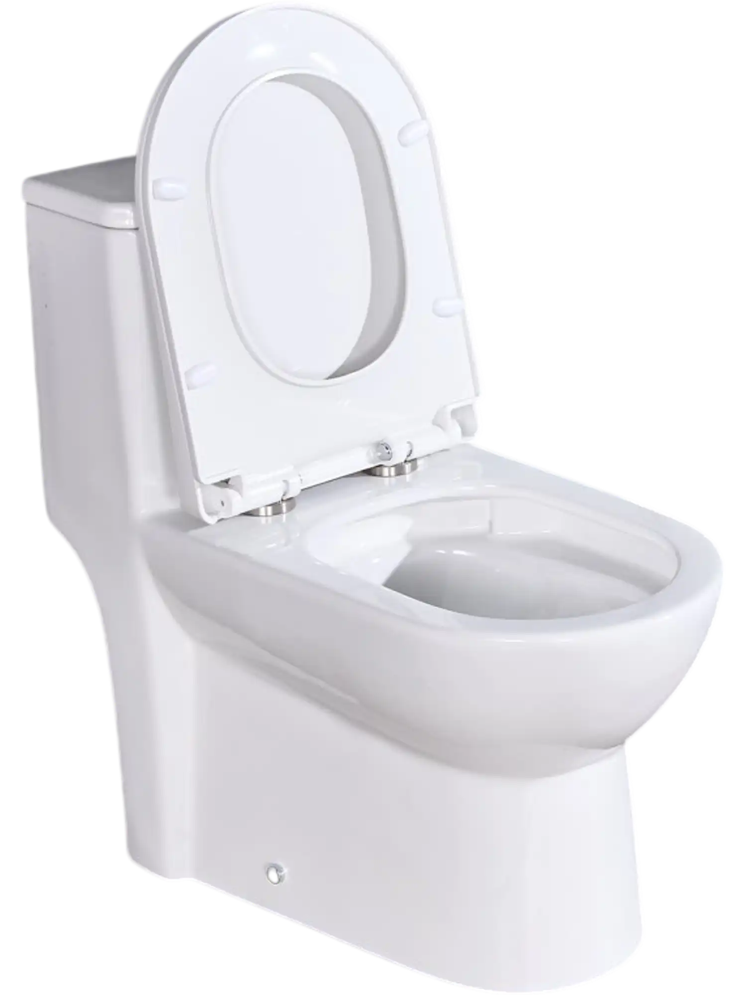 Vevor Toilet One-Piece Elongated Vortex Dual-Flush 1.1/1.6 GPF 12
