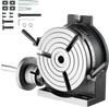 VEVOR Horizontal Vertical Rotary Table 8 in Precision Milling Rotary Table, with T-Slot & Graduated Scale, Worm Gear Adjustment, Cast Iron, Precision Indexing, for Milling Machines & Drill Presses