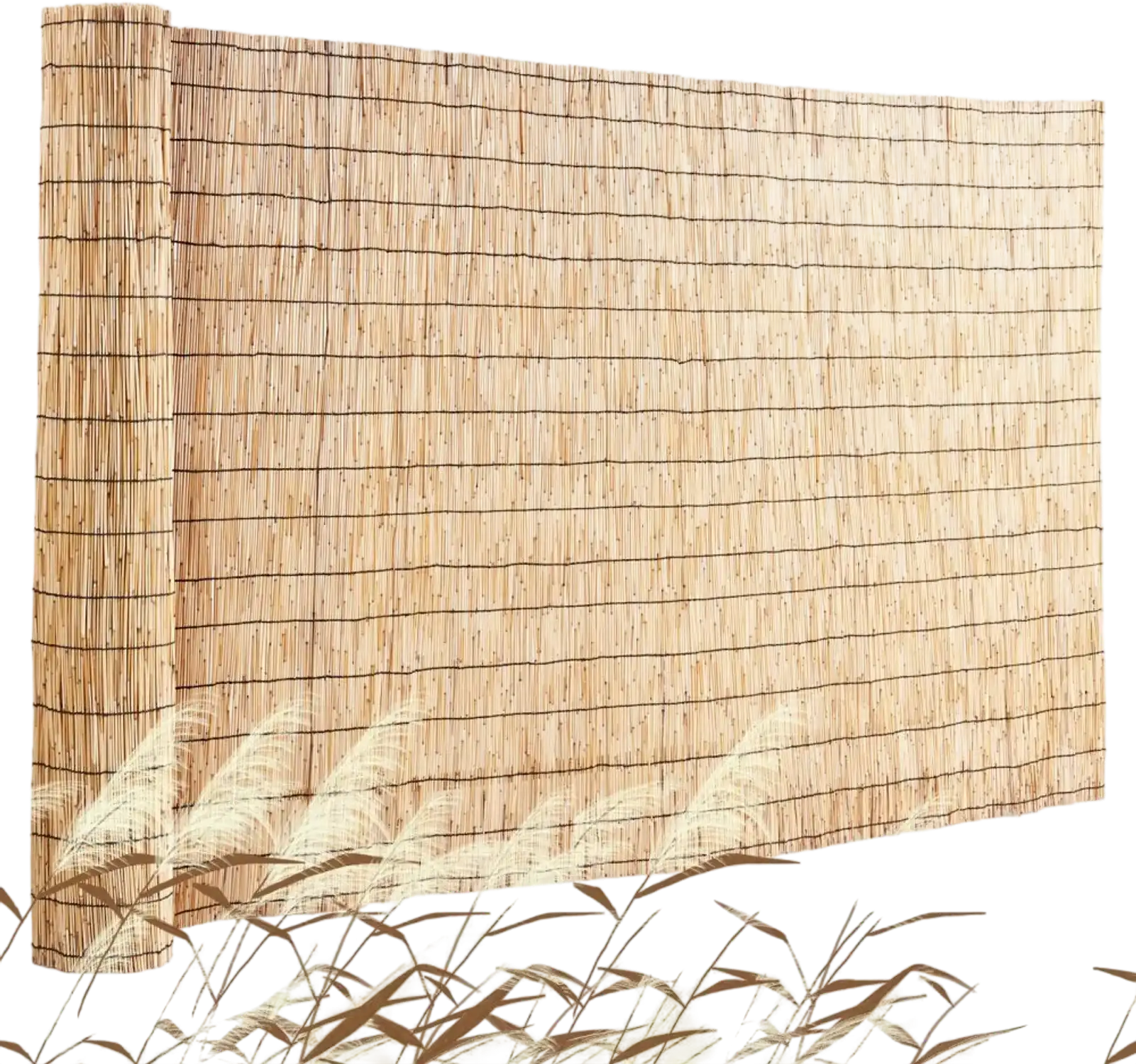 Vevor Reed Fence Natural Privacy Screen Roll 16.4' x 5.5' New
