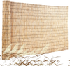 VEVOR Natural Reed Fencing, 5.5 ft x 16.4 ft, Reed Screen Curtain Balcony Reed Fence Roll for Outdoor Backyard Patio, Decorative Fence for Backyard Garden Fencing Divider, Privacy Screen Panel Curtain
