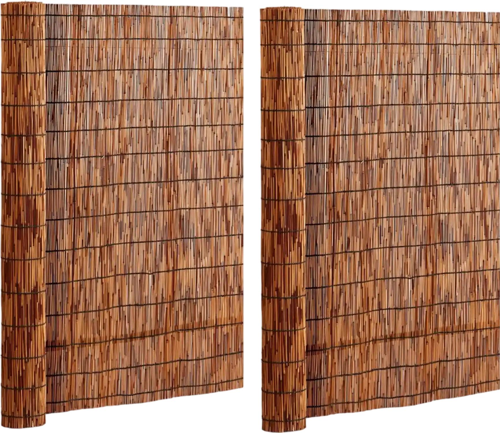 Vevor Reed Fencing Natural Privacy Screen 4' x 16.4' 2-Pack Brown New