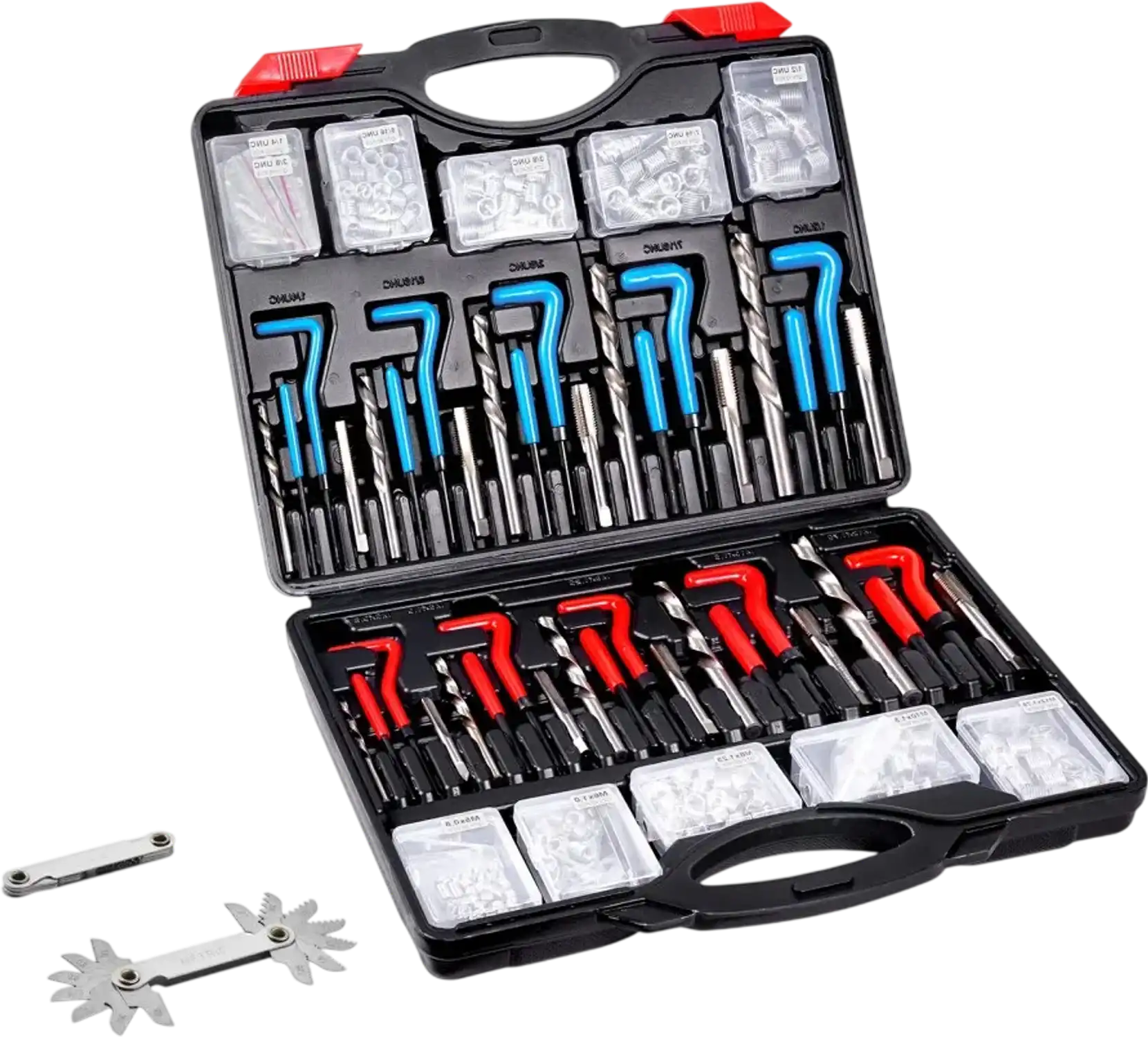 Vevor Thread Repair Kit 338-Piece SAE and Metric Helicoil Rethreading Tool Set New