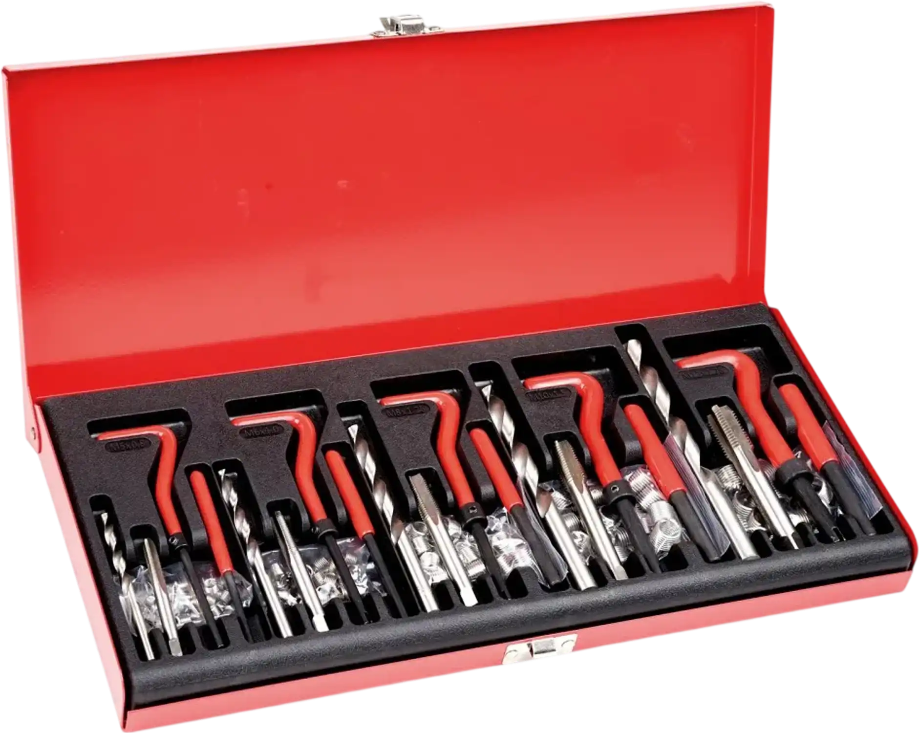 Vevor Thread Repair Kit 166-Piece Metric Helicoil Rethreading Tool Set New
