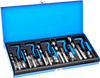 VEVOR Helicoil Thread Repair Kit, 131-Piece SAE HSS Drill Helicoil Repair Kit, 1/4" 5/16" 3/8" 7/16" 1/2"UNC Rethreading Tool Kit with Drill Bits Thread Inserts Taps Breakoff Installation Tools