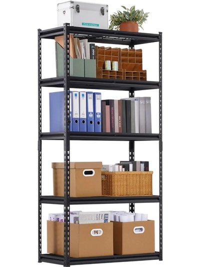 VEVOR Storage Shelves, 2000 lbs, 5 Tier Heavy Duty Garage Shelving, 16