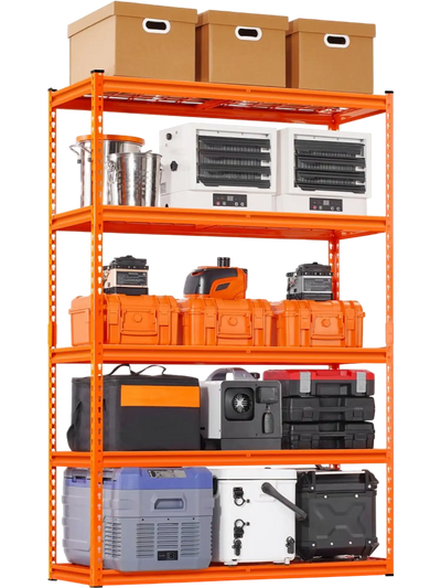 Vevor Storage Shelves 5-Tier Heavy-Duty Garage Shelving 18