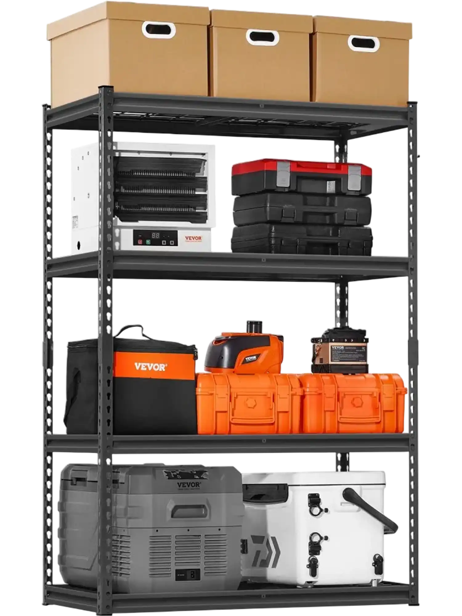 Vevor Storage Shelves 4-Tier Heavy Duty Garage Shelving 20