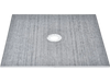VEVOR Shower Curb Kit, 72"x72" Shower Pan Kit with 6.3" Central Drain, Lightweight EPS Shower Installation Kits with 2 Waterproof Cloths, Shower Pan Slope Sticks Fit for Bathroom