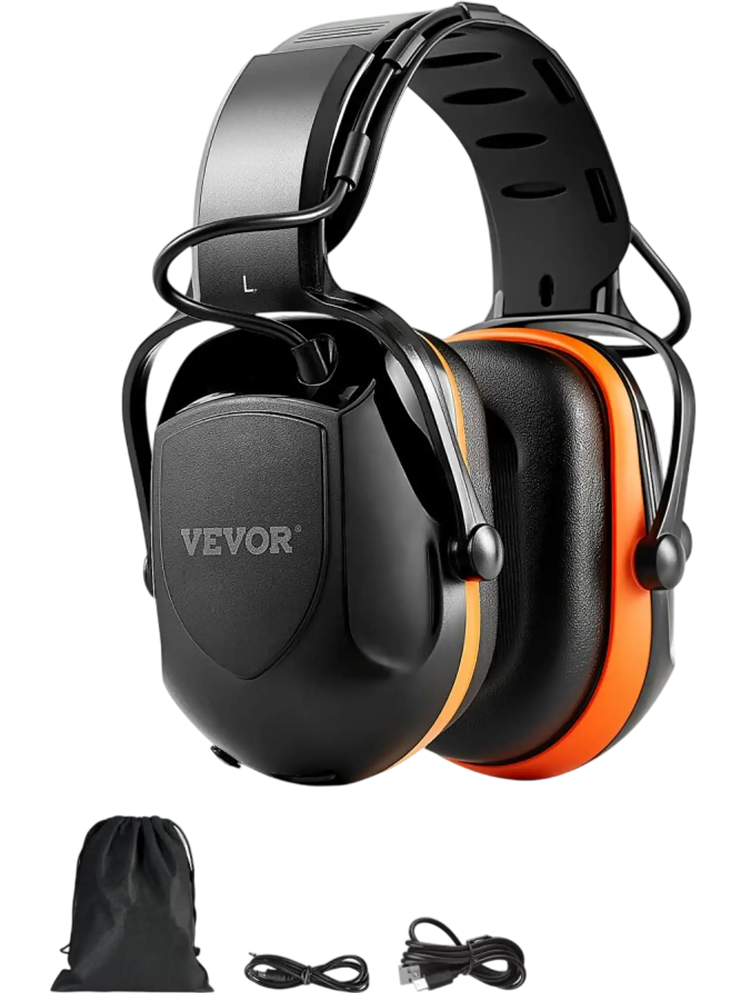 Vevor Safety Earmuffs Bluetooth Hearing Protection New