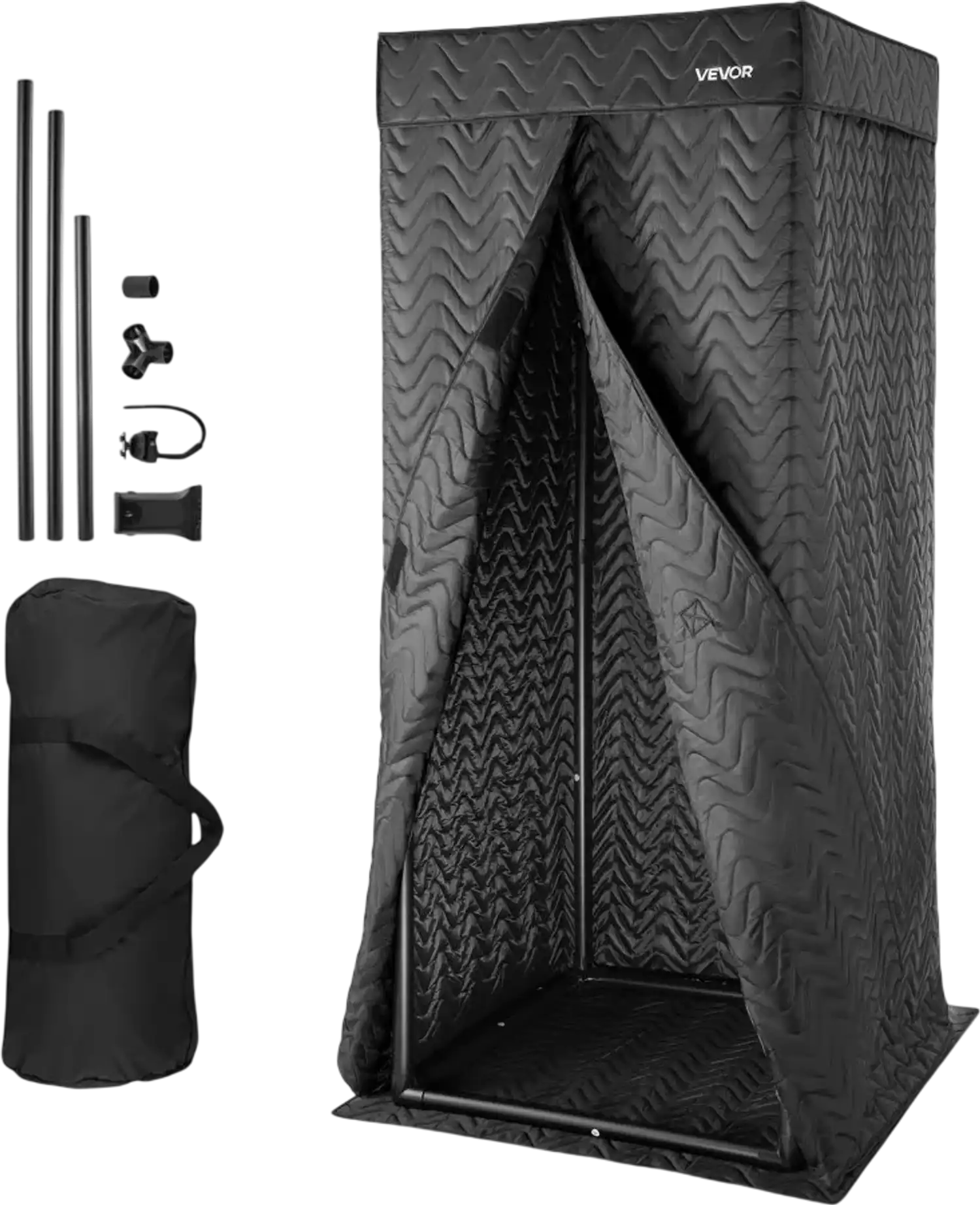 Vevor Vocal Booth Portable Sound Recording Booth with Travel Bag 6.56' New
