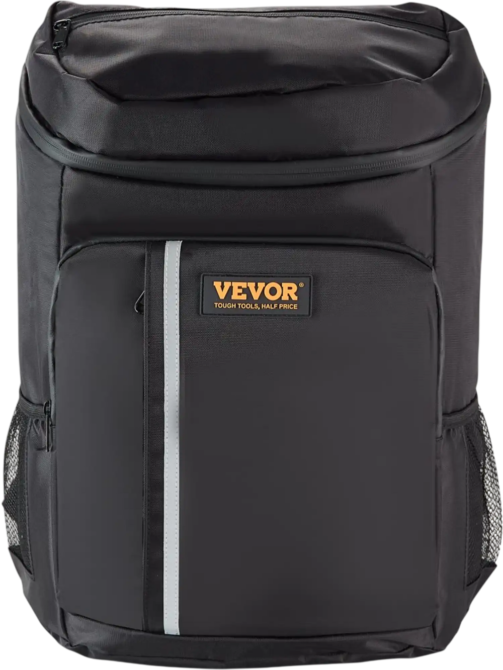 VEVOR Cooler Backpack, 28 Cans Backpack Cooler Leakproof, Waterproof Insulated Backpack Cooler, Lightweight Beach Cooler Bag with Shoulder Padding and Mesh Pocket for Hiking, Camping, BBQ, Black