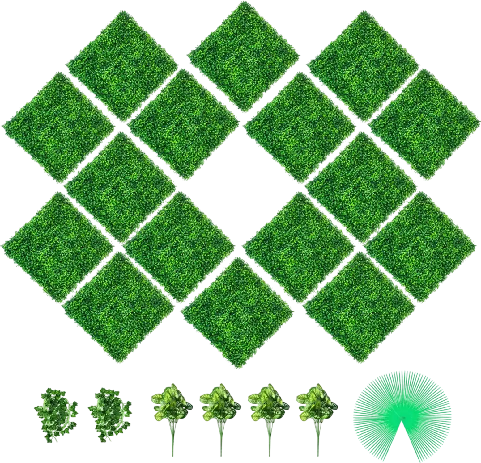 Vevor Artificial Boxwood Panels 16 Pc 20