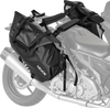 VEVOR Motorcycle Saddlebags, 28 L (14 L x 2) Large Capacity Side Saddle Bags Compatible with Most Motorcycles, Waterproof Outdoor Sports Motorbike Luggage Storage Shoulder Bag with Bottom Strap, Black