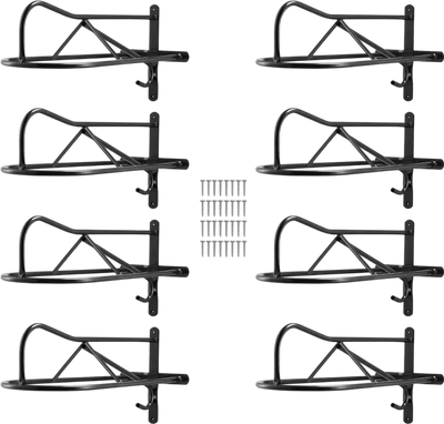 Vevor Saddle Rack Wall Mount 8-Pack with Pad Bar New