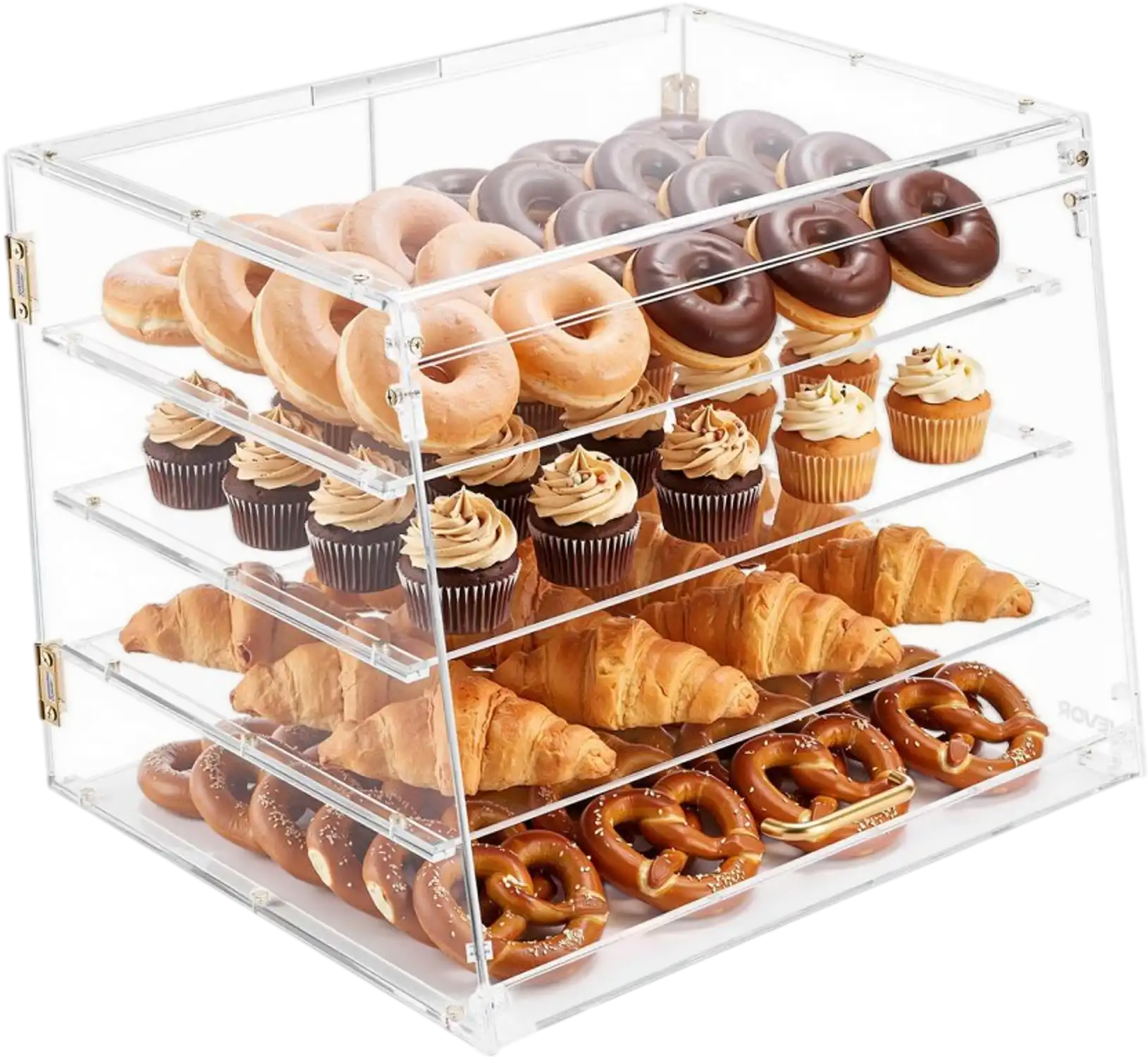 Vevor Bakery Display Case 4-Tier Countertop Pastry Cabinet 20.9