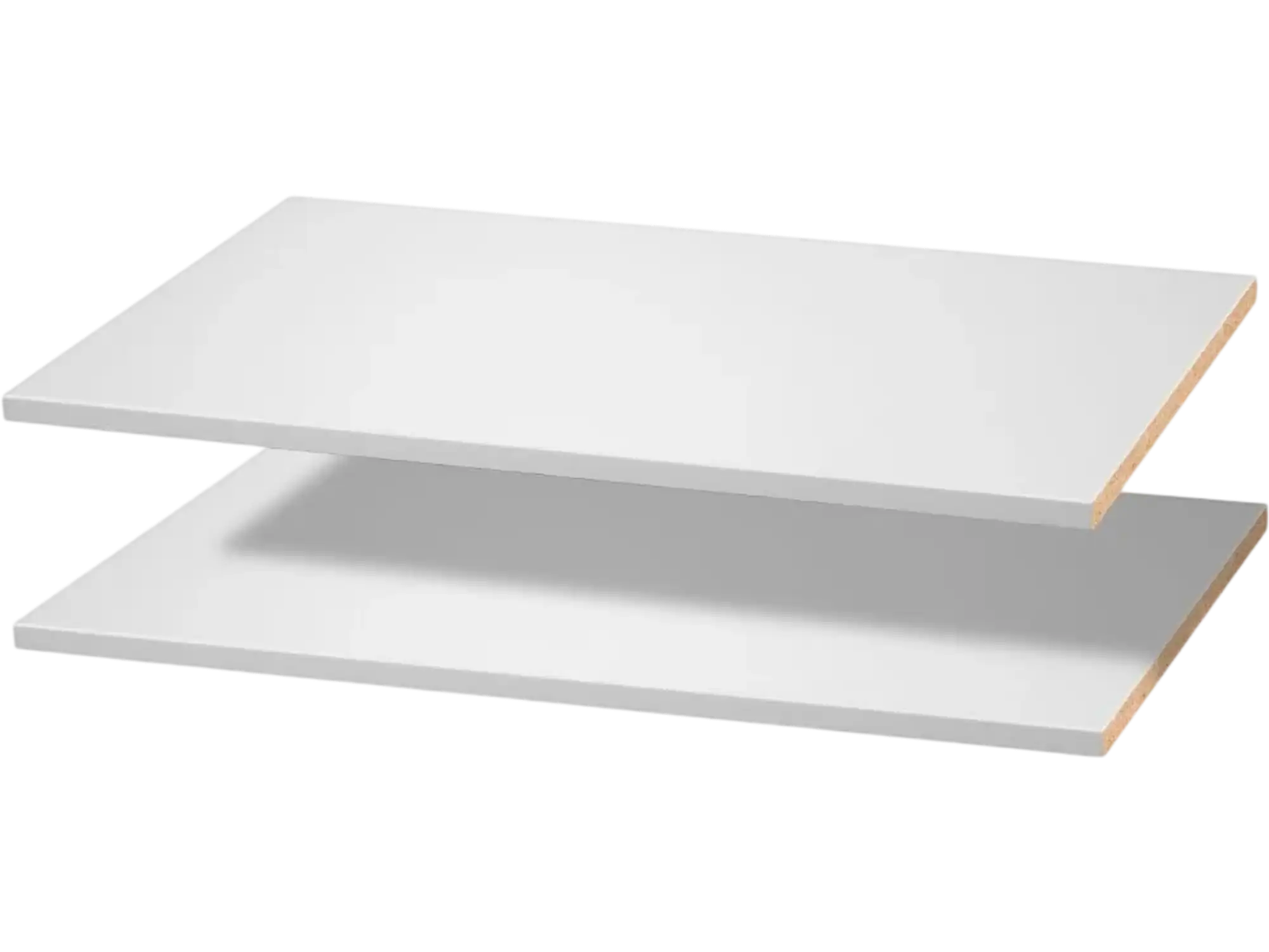 Vevor Cabinet Shelf Melamine Replacement Shelves 2-Piece White New