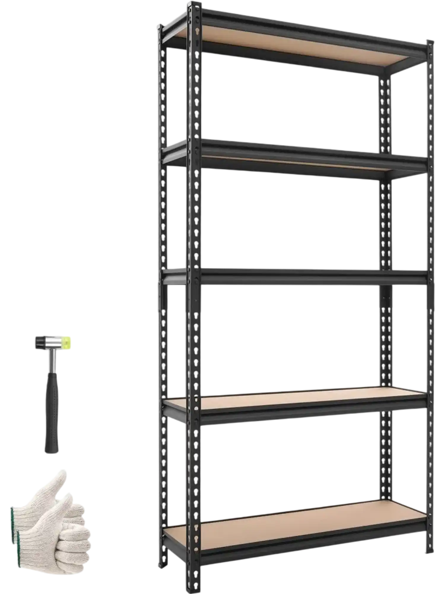 Vevor Storage Shelves 5-Tier Adjustable Heavy Duty Garage Shelving Unit New