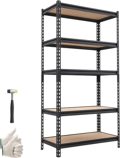 Vevor Storage Shelves 5-Tier Adjustable Heavy Duty Garage Shelving Unit 32.36