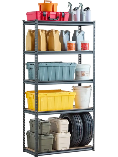 VEVOR Storage Shelves, 2000 lbs, 5 Tier Garage Storage Shelving, 16
