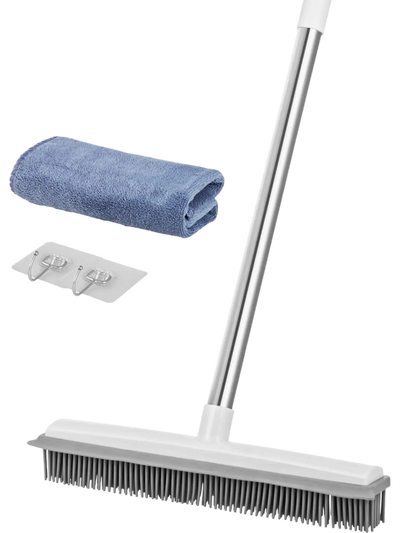 Vevor Pet Hair Removal Broom Adjustable 3-in-1 Cleaning Tool New