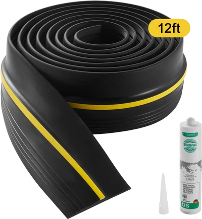 Vevor Garage Door Threshold Seal Strip 12' Waterproof PVC Floor Weather Stripping New