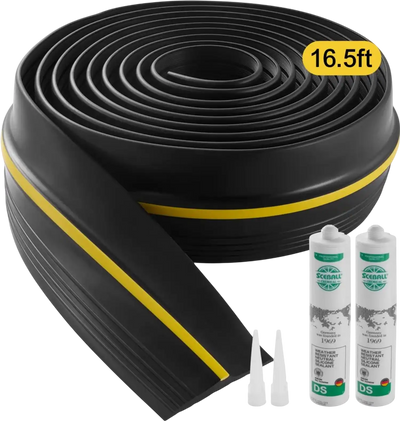 Vevor Garage Door Threshold Seal Strip 16.5' Waterproof PVC Bottom Weather Stripping New
